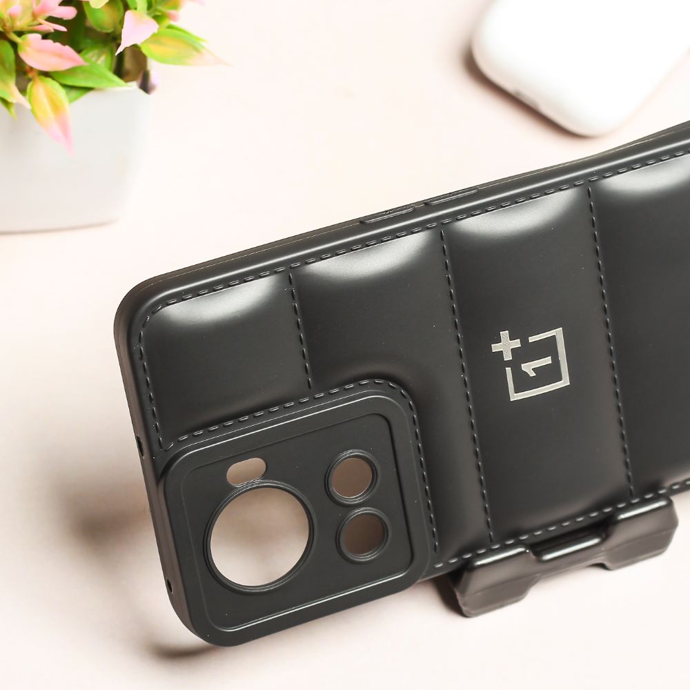 Black Puffon silicone case for Oneplus 10R