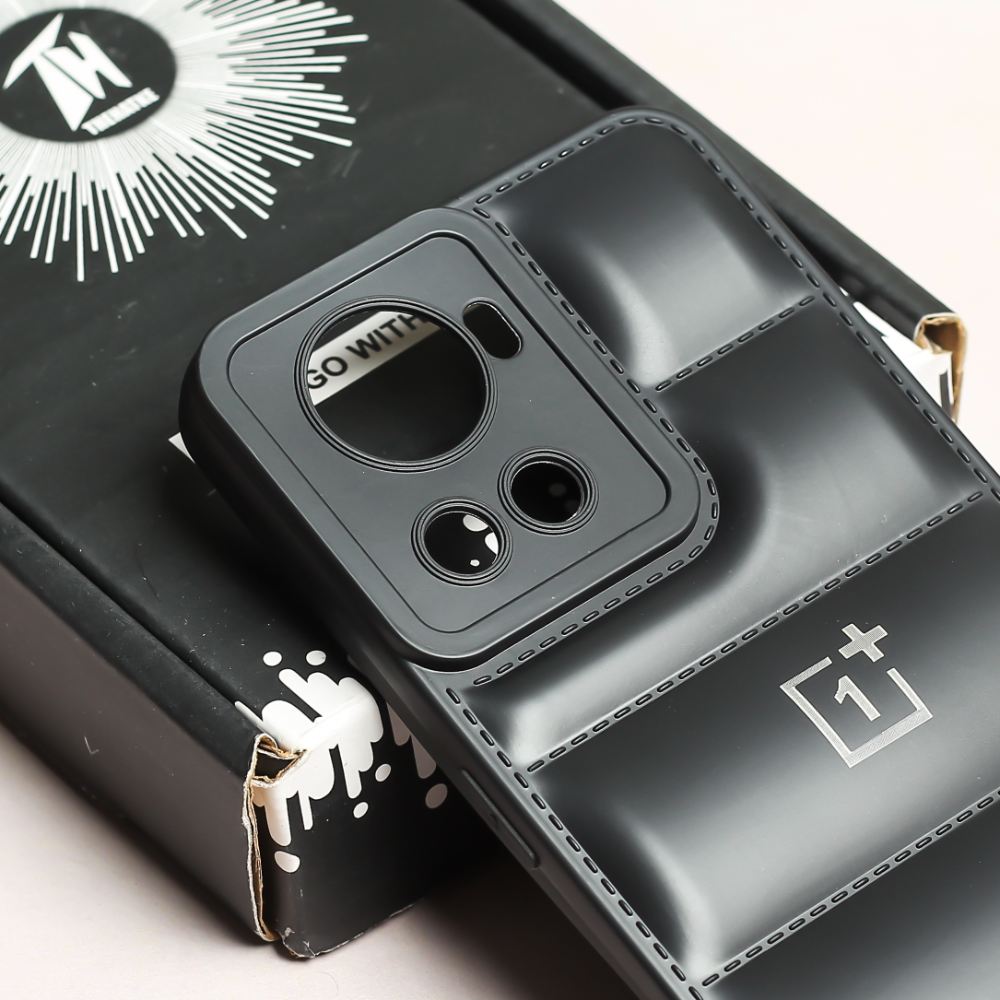 Black Puffon silicone case for Oneplus 10R