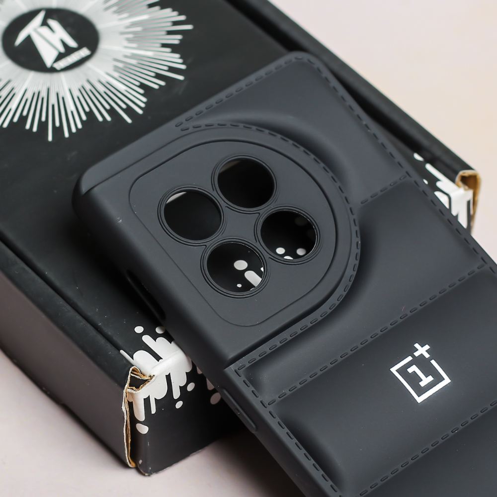 Black Puffon silicone case for Oneplus 11R