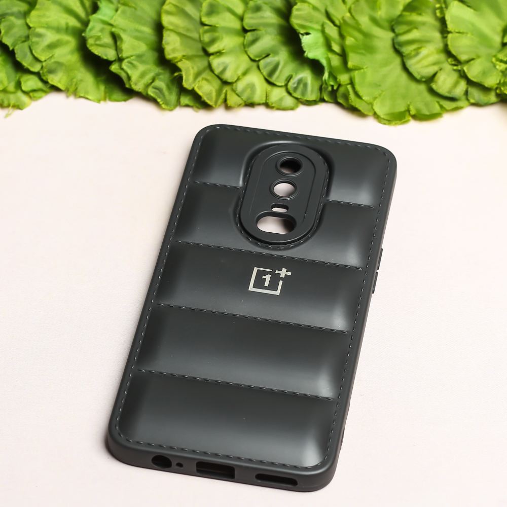 Black Puffon silicone case for Oneplus 6