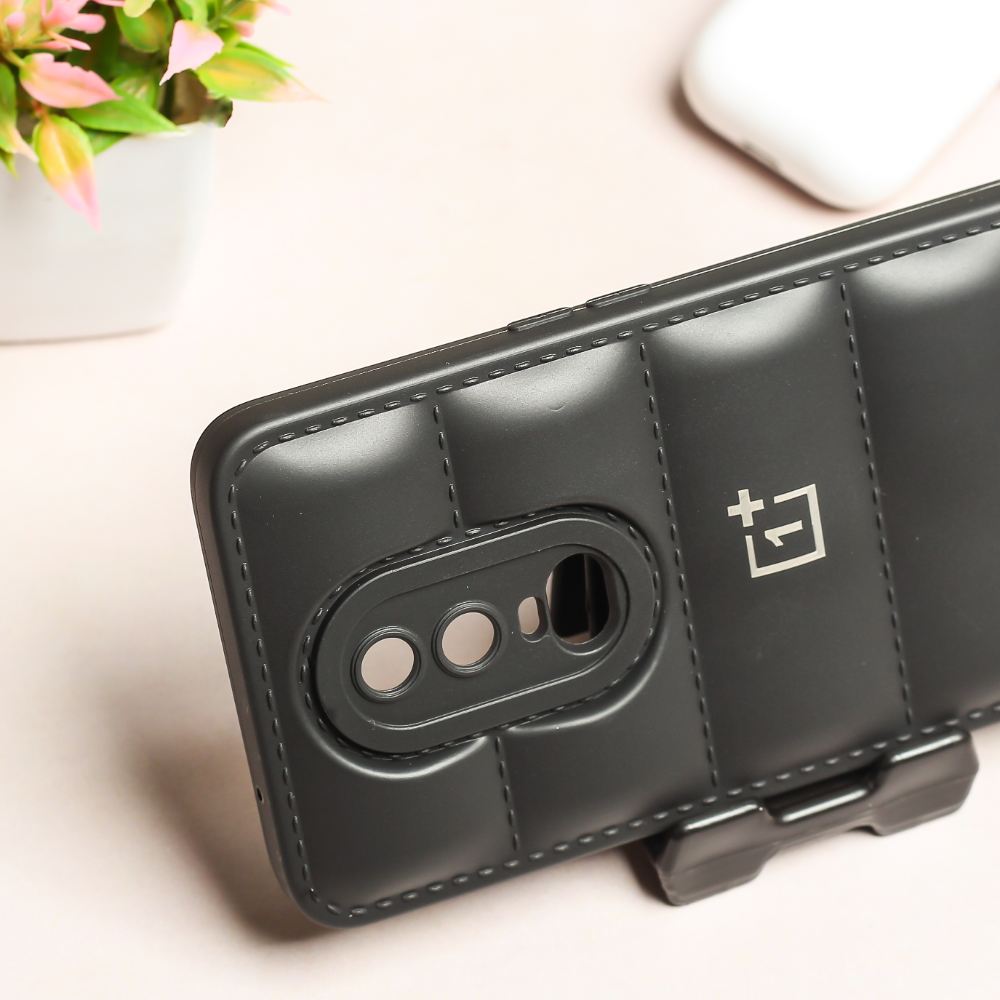 Black Puffon silicone case for Oneplus 6