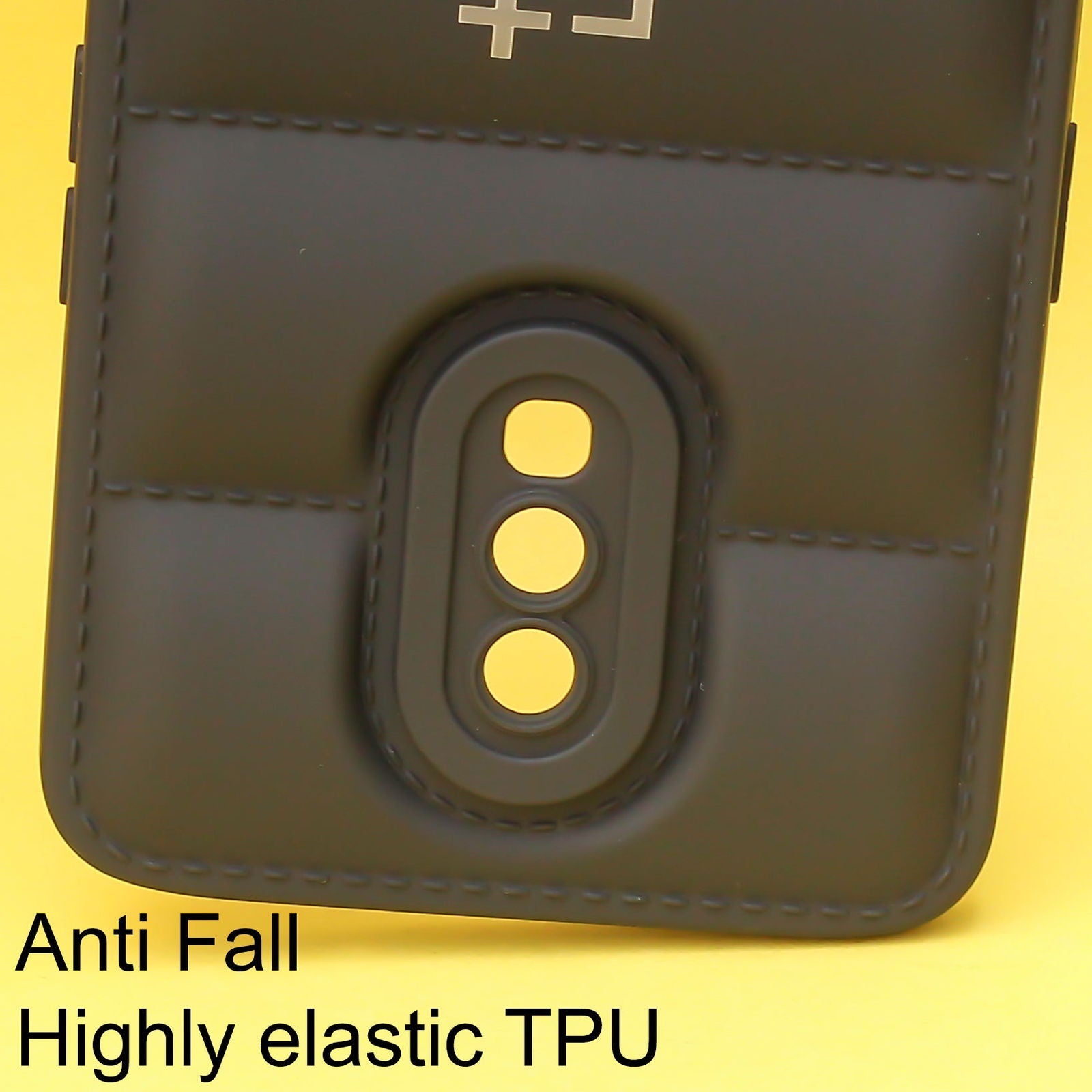 Black Puffon silicone case for Oneplus 7