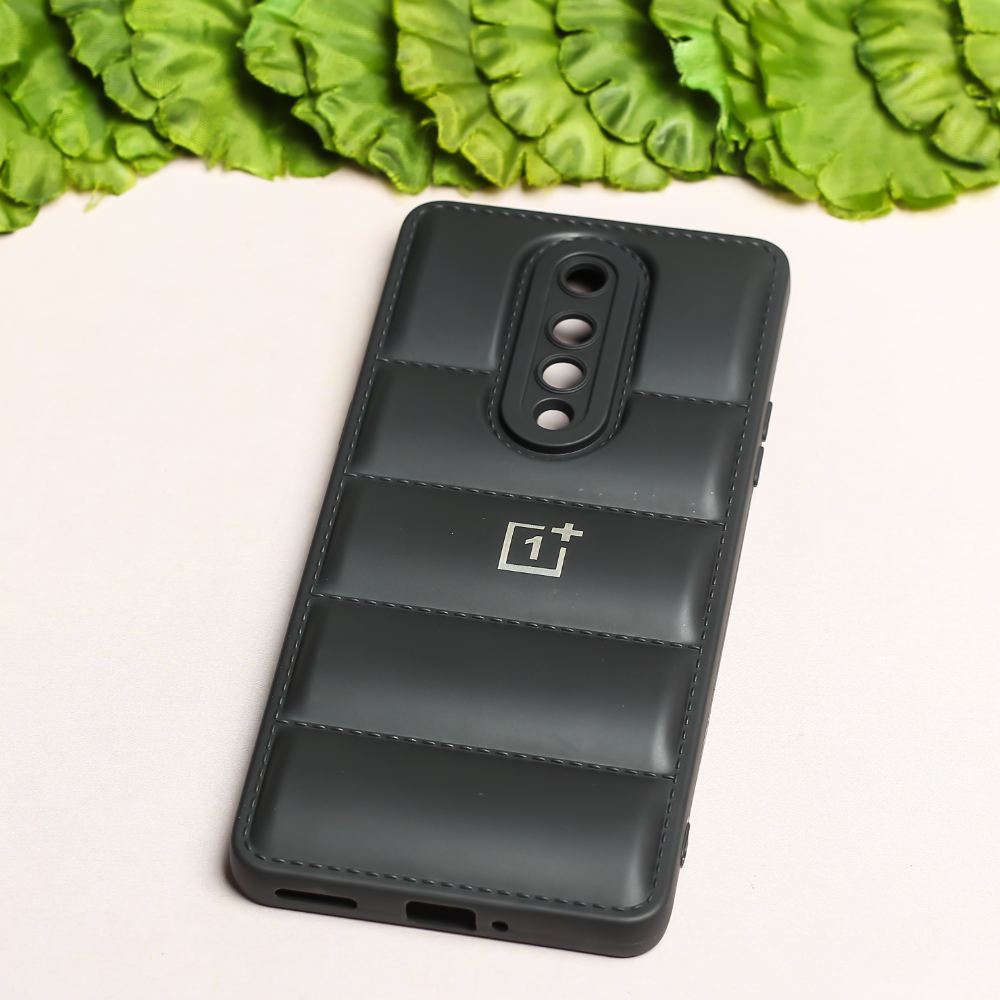 Black Puffon silicone case for Oneplus 8