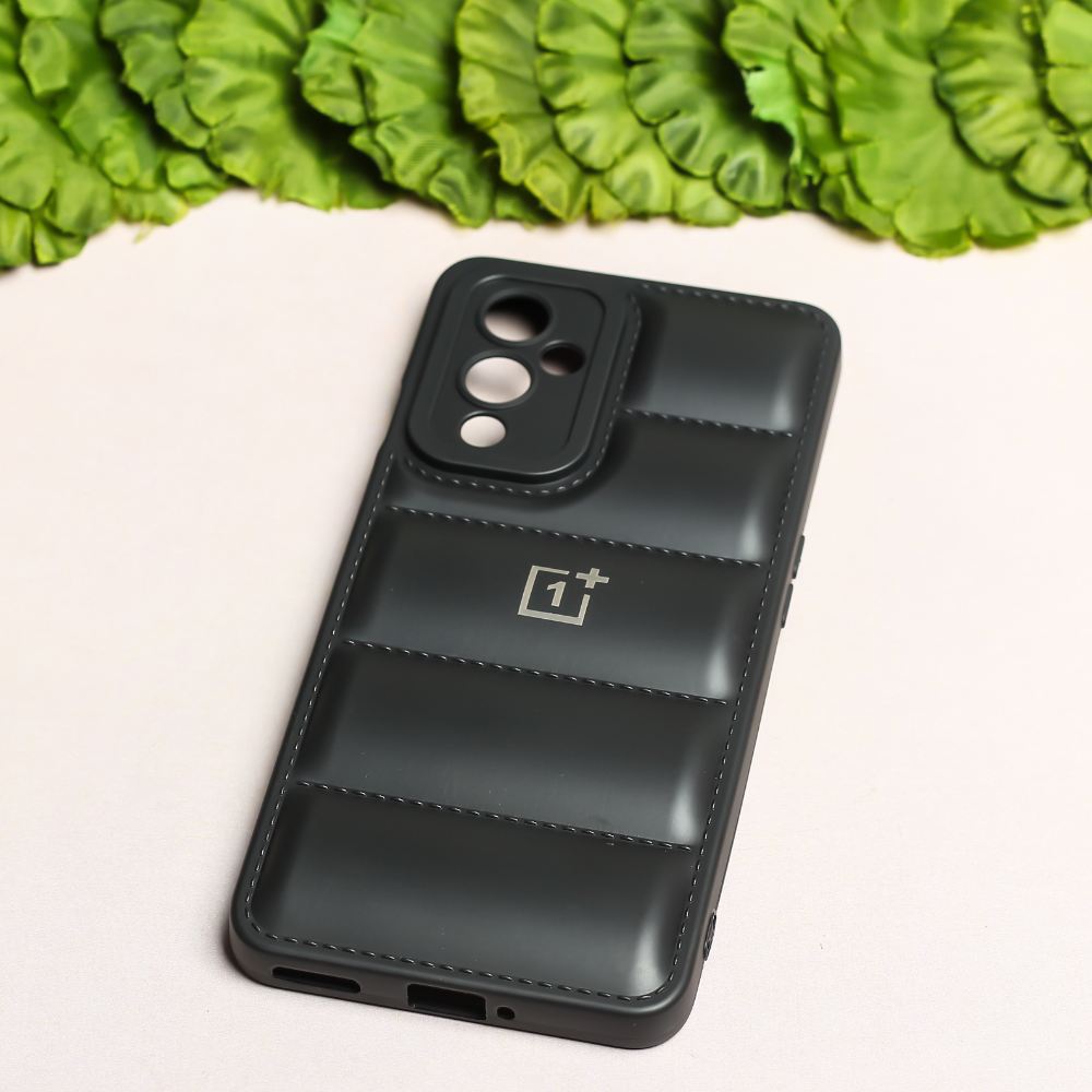 Black Puffon silicone case for Oneplus 9