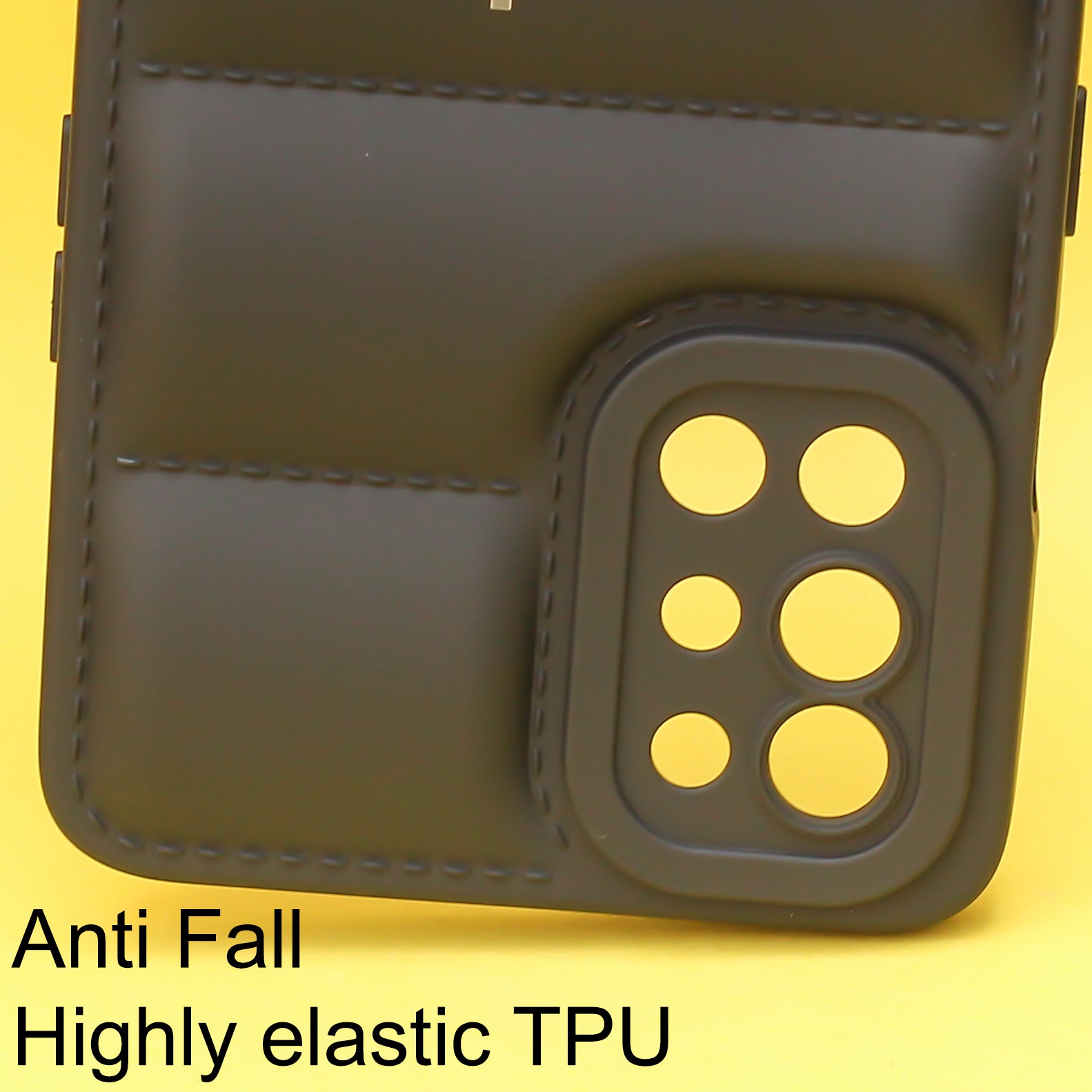 Black Puffon silicone case for Oneplus 9r