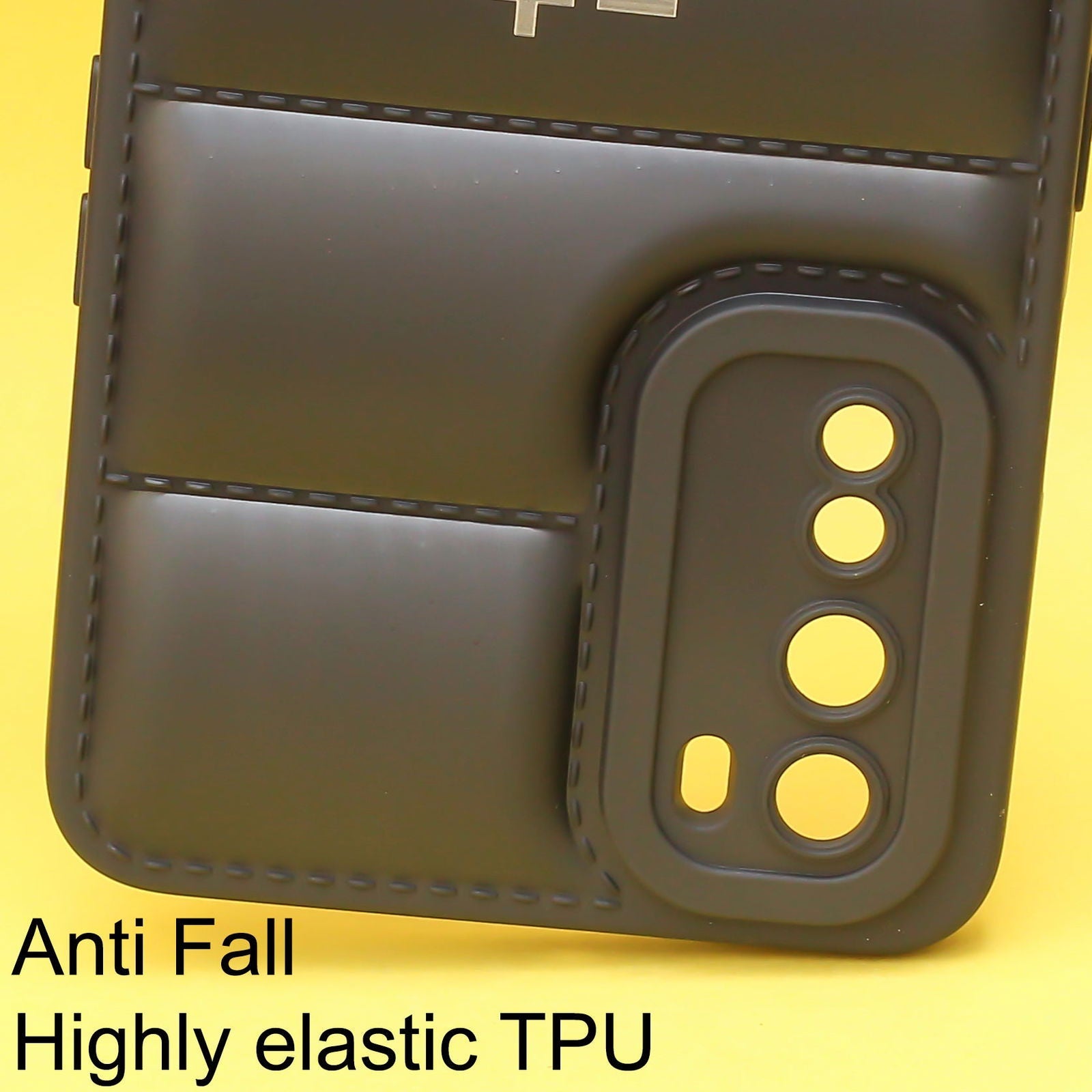 Black Puffon silicone case for Oneplus Nord