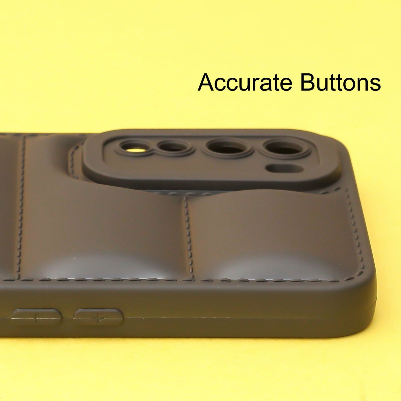 Black Puffon silicone case for Oneplus Nord