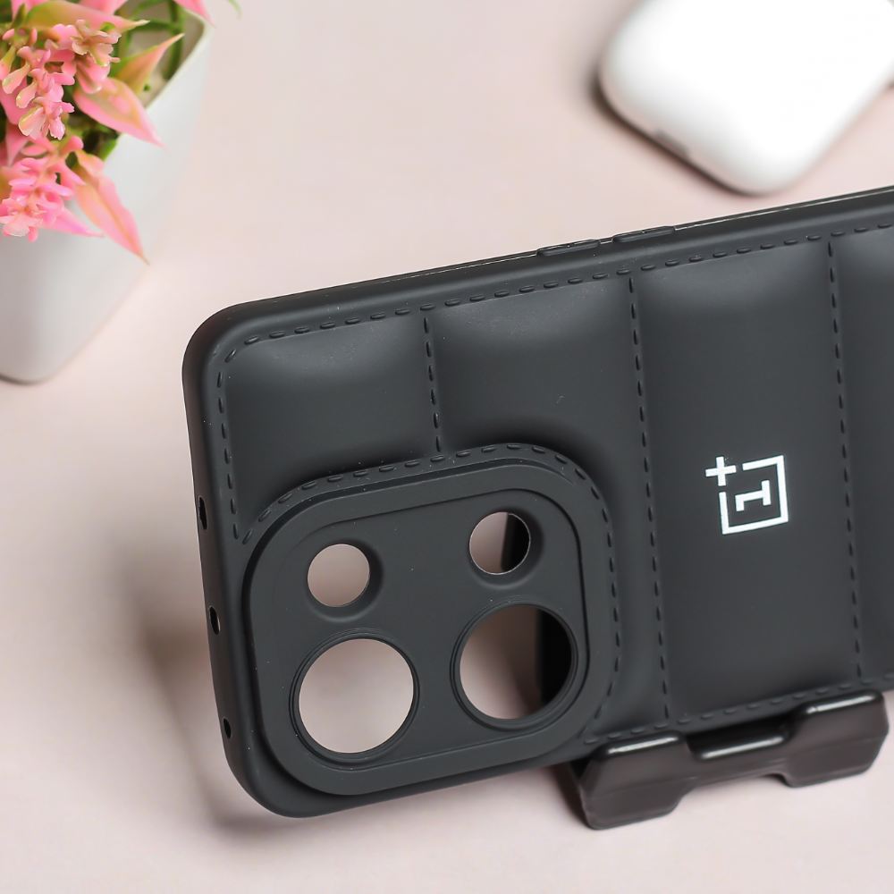 Black Puffon silicone case for Oneplus Nord 3