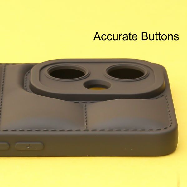 Black Puffon silicone case for Oneplus Nord CE 3 Lite 5G