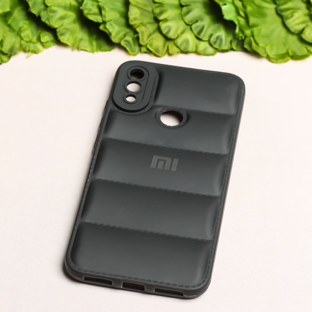 Black Puffon silicone case for Redmi Note 7 Pro