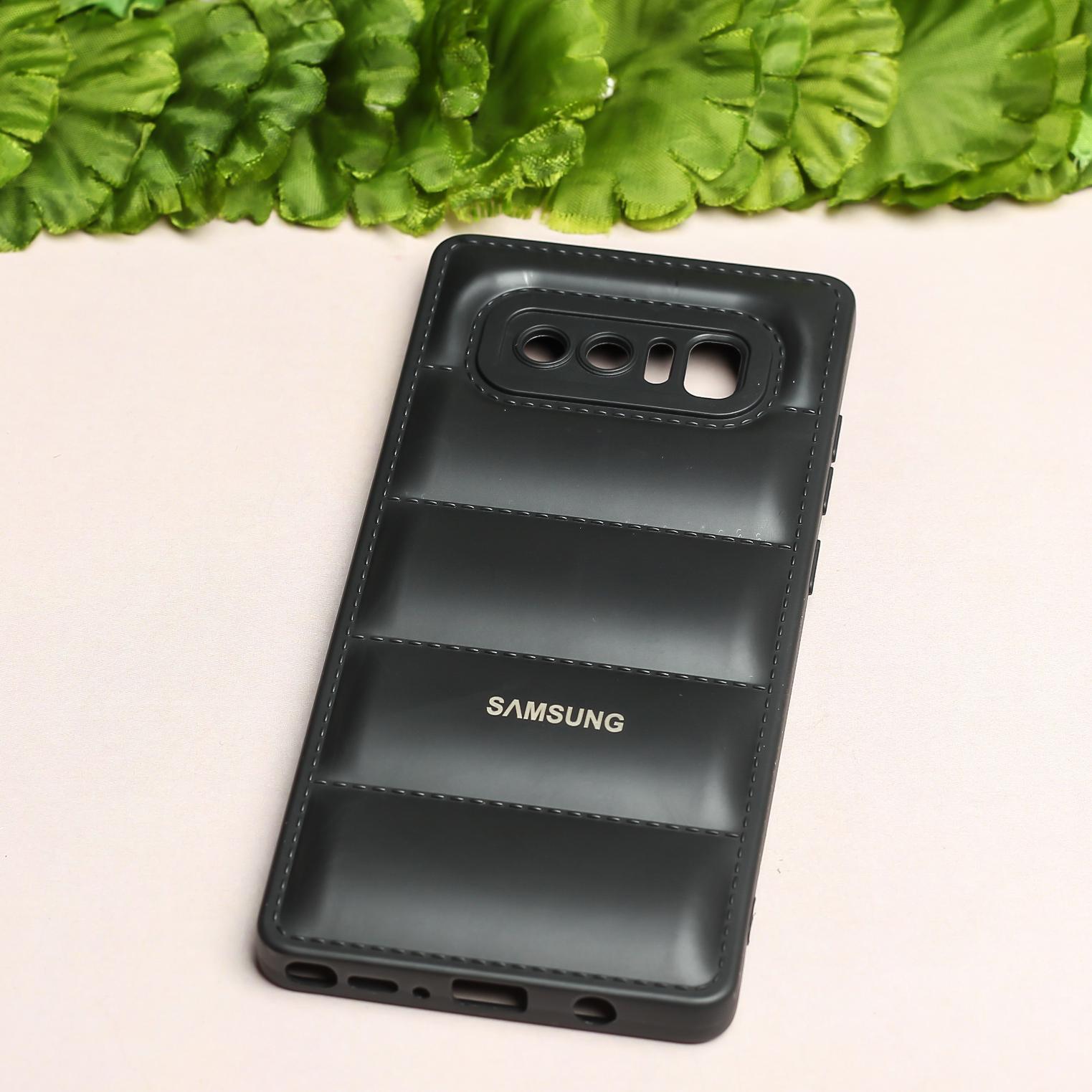 Black Puffon silicone case for Samsung Note 8