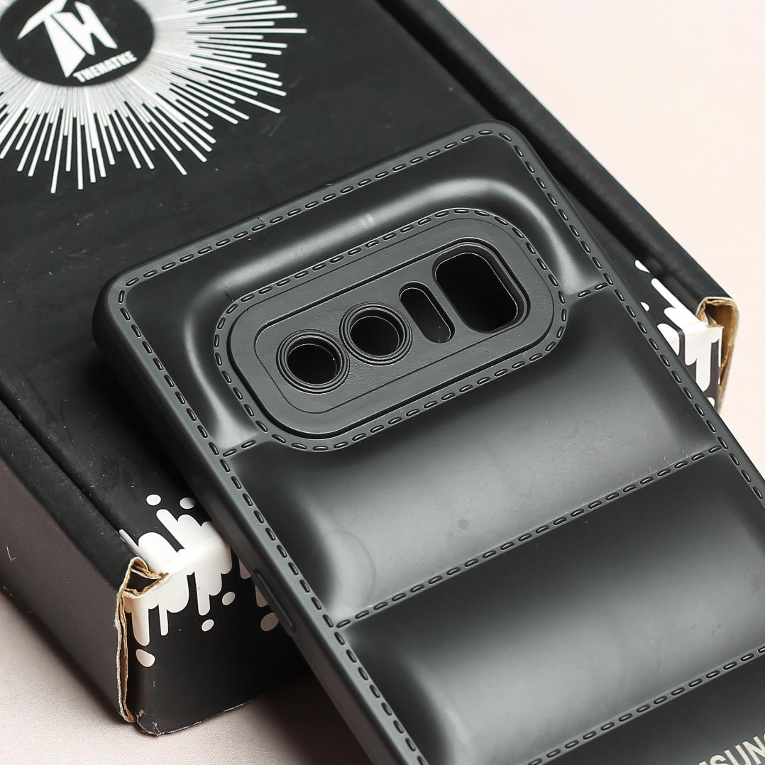 Black Puffon silicone case for Samsung Note 8