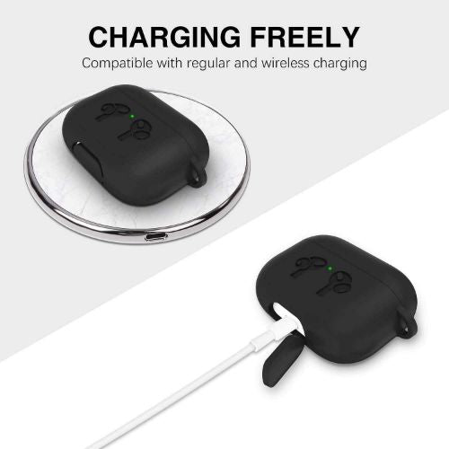Black Silicone Case For Apple Airpods Pro