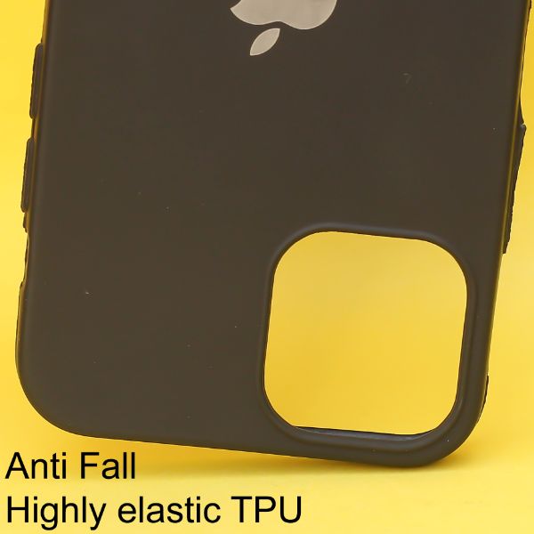 Black Silicone Case for Apple iphone 11