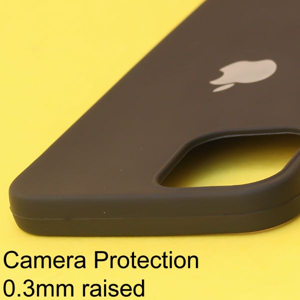 Black Silicone Case for Apple iphone 11