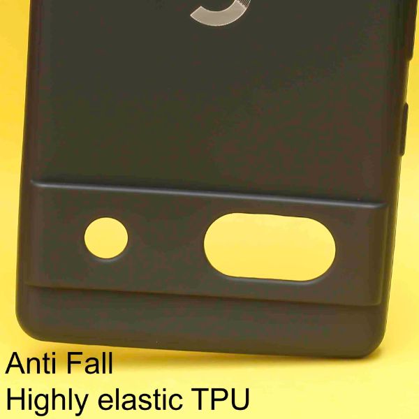 Black Silicone Case for Google Pixel 7A