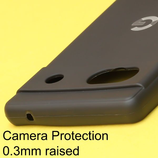 Black Silicone Case for Google Pixel 7A