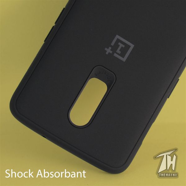Black Silicone Case for Oneplus 7