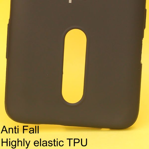 Black Silicone Case for Oneplus 7 pro