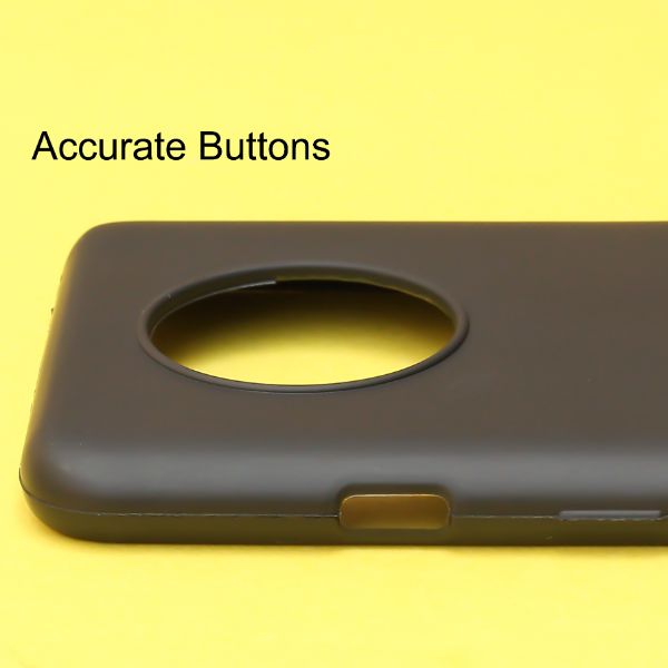 Black Silicone Case for Oneplus 7t