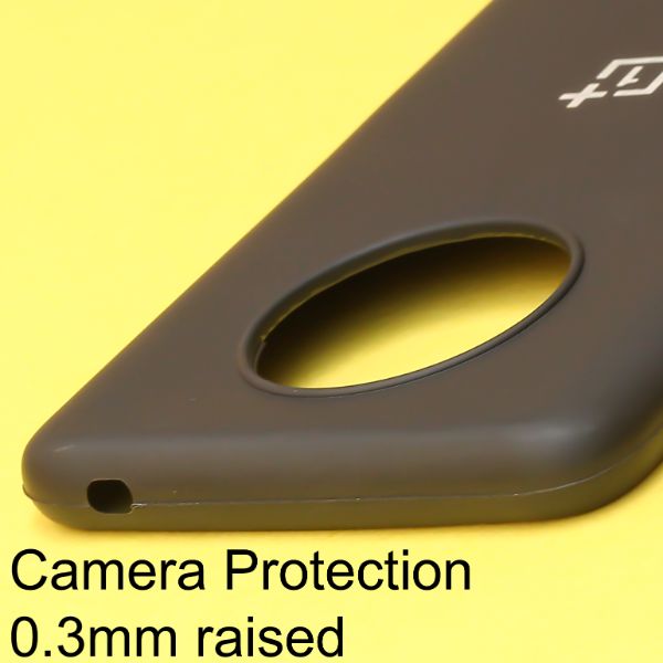 Black Silicone Case for Oneplus 7t