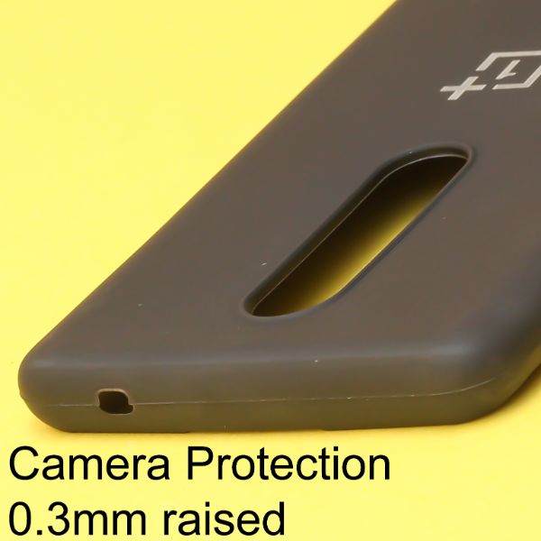 Black Silicone Case for Oneplus 8