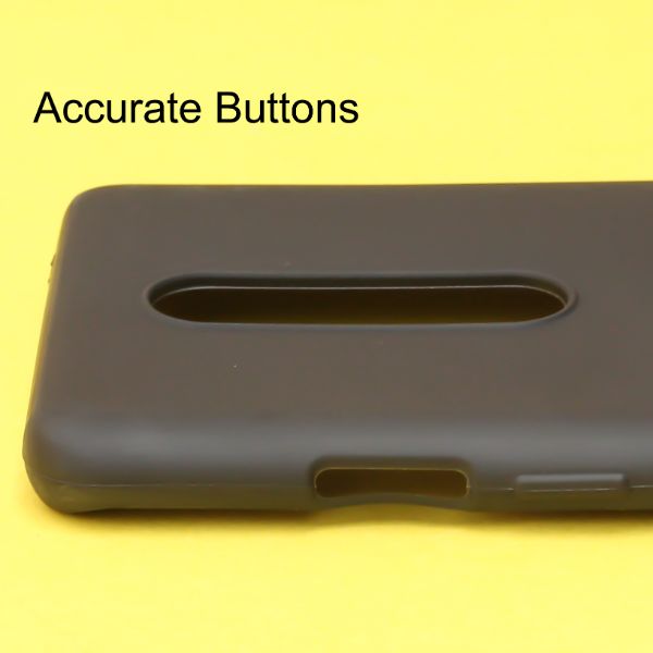 Black Silicone Case for Oneplus 8