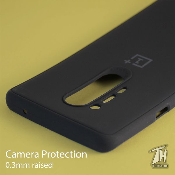 Black Silicone Case for Oneplus 8 pro