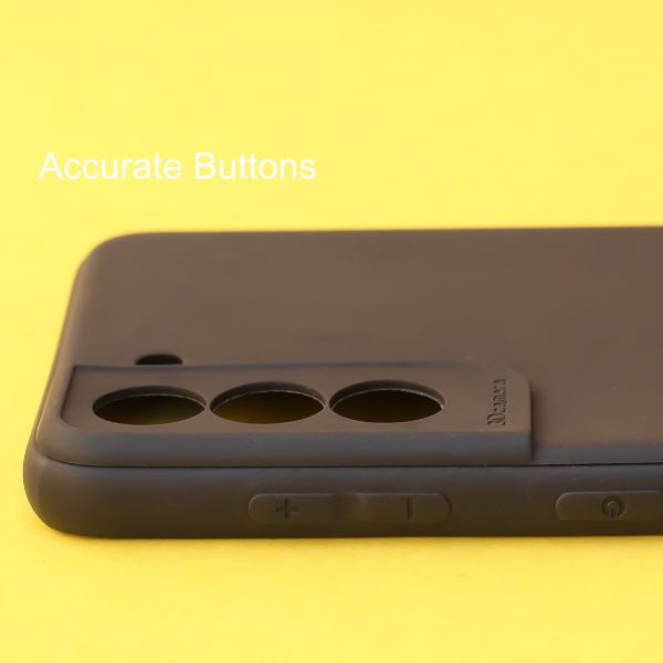 Black Silicone Case for Samsung S21 FE