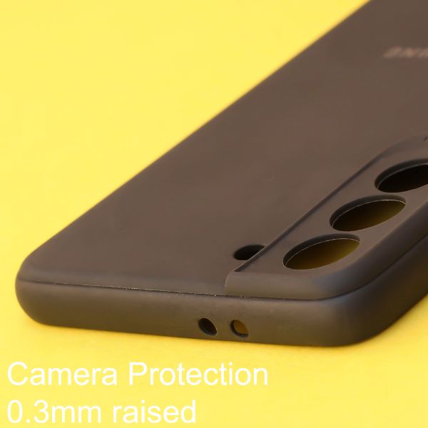 Black Silicone Case for Samsung S21 FE