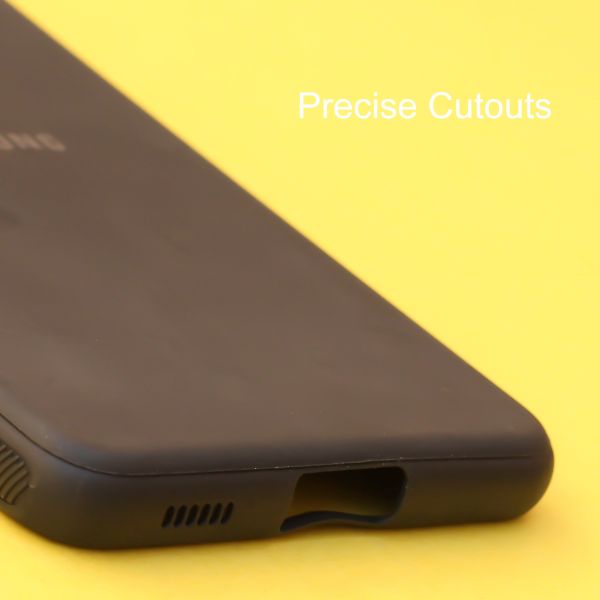 Black Silicone Case for Samsung S21 FE