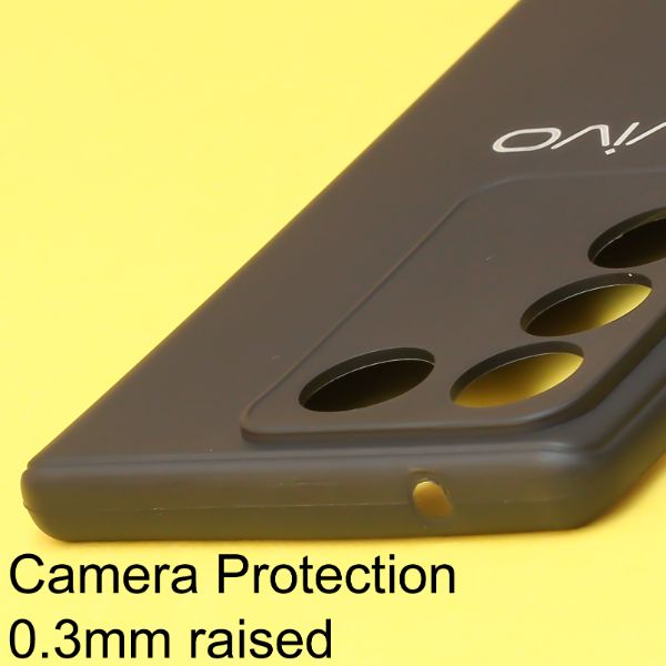 Black Silicone Case for Vivo V27 5G