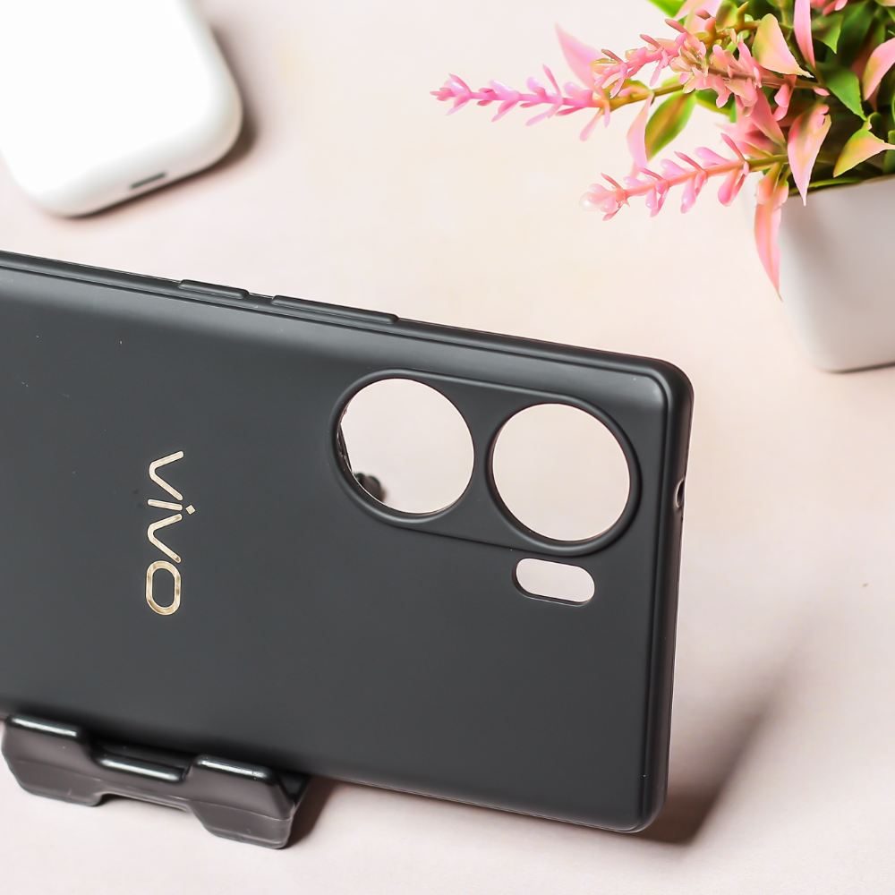 Black Silicone Case for Vivo V29e 5G