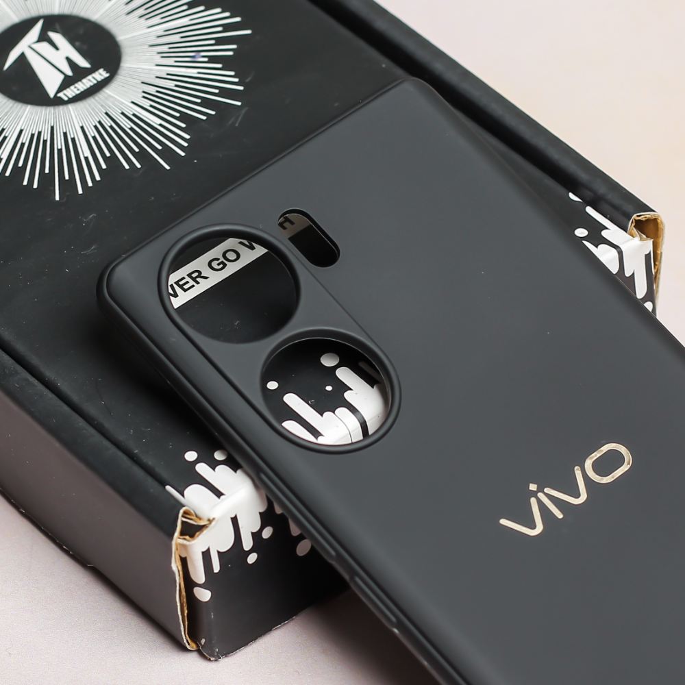 Black Silicone Case for Vivo V29e 5G
