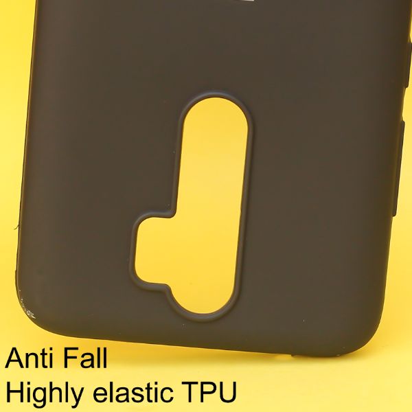 Black Silicone Case for Xiaomi Redmi Note 8 pro