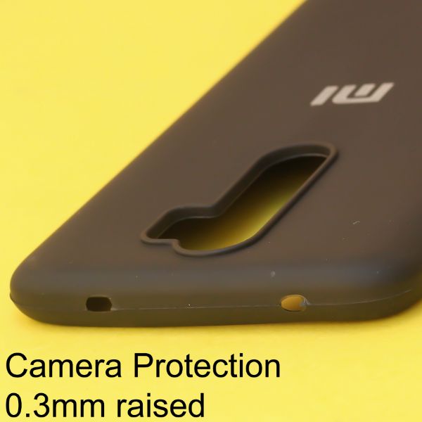 Black Silicone Case for Xiaomi Redmi Note 8 pro