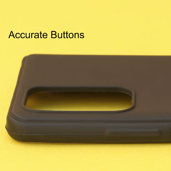 Black Silicone  case for Redmi note 10 Pro