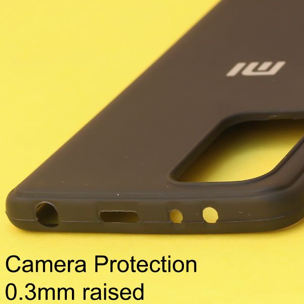 Black Silicone  case for Redmi note 10 Pro Max