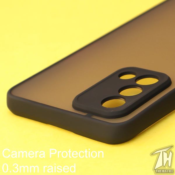 Black Smoke Camera Safe Silicone case for Oppo F19
