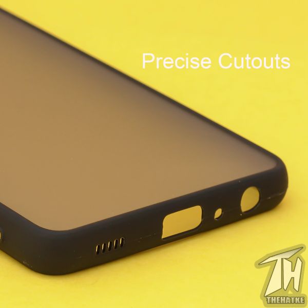 Black Smoke Camera Safe case for Samsung A72
