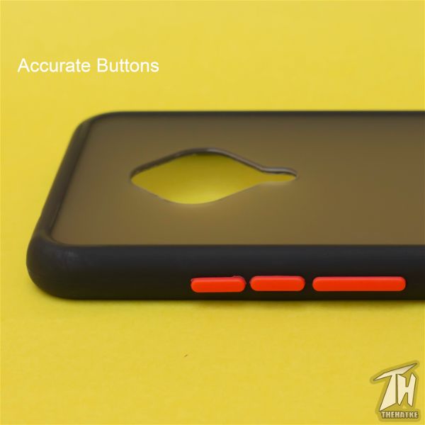 Black Smoke Silicone Safe case for Vivo S1 pro