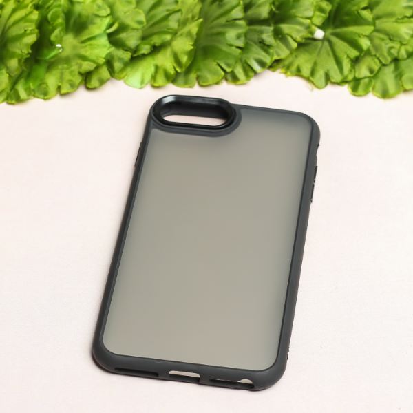 Black Smoke Skin Silicone case for Apple iphone 7 Plus