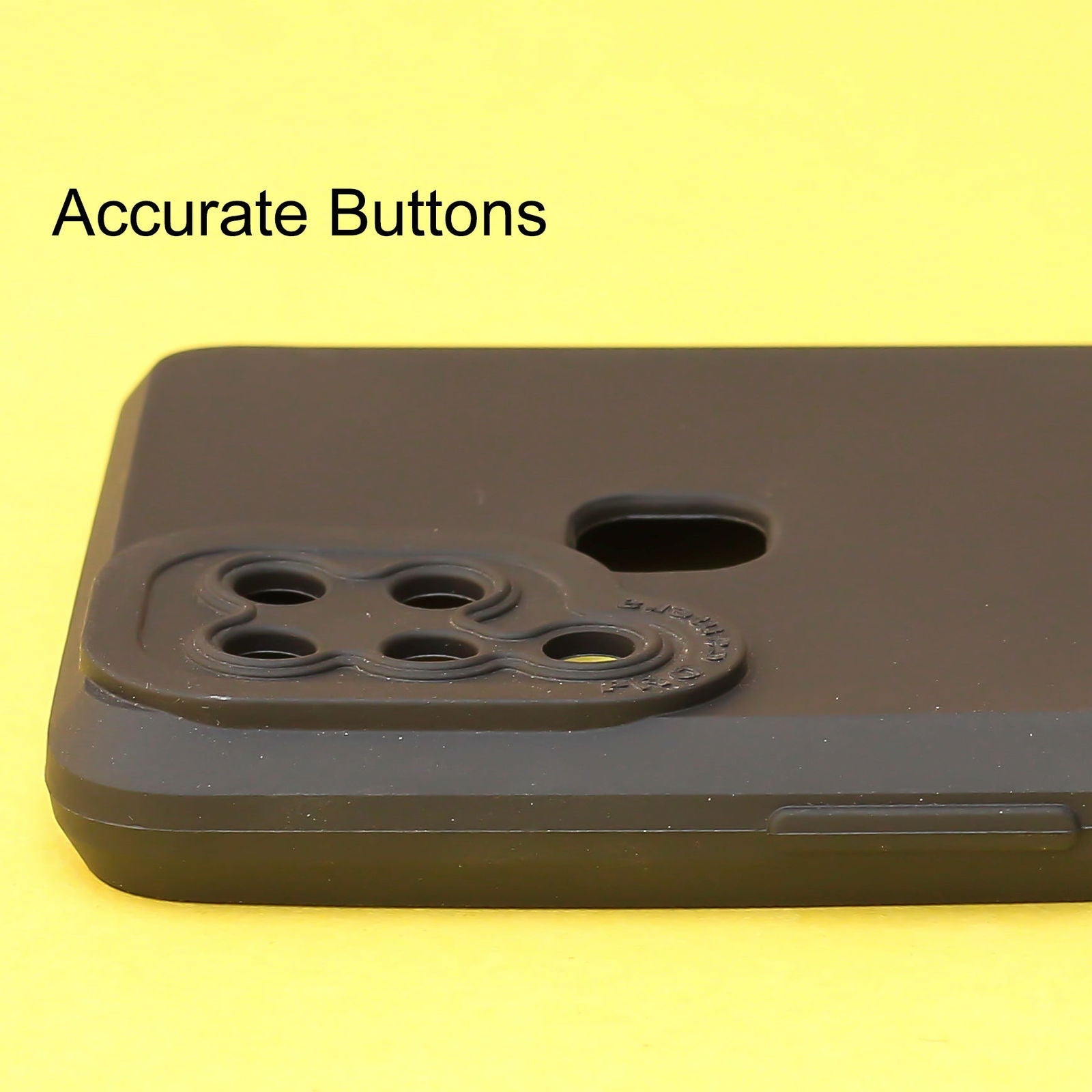 Black Spazy Silicone Case for Infinix Hot 10s