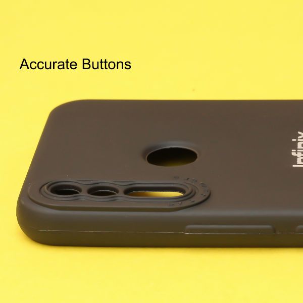 Black Spazy Silicone Case for Infinix Hot 8