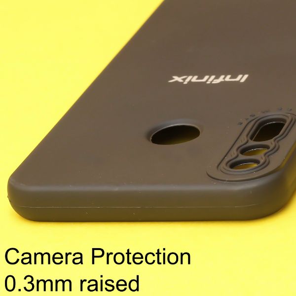 Black Spazy Silicone Case for Infinix Hot 8