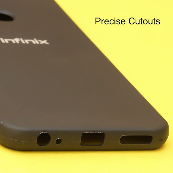 Black Spazy Silicone Case for Infinix Hot 8