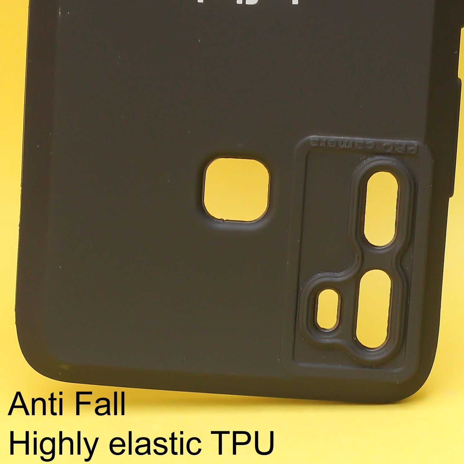 Black Spazy Silicone Case for Infinix Hot 9