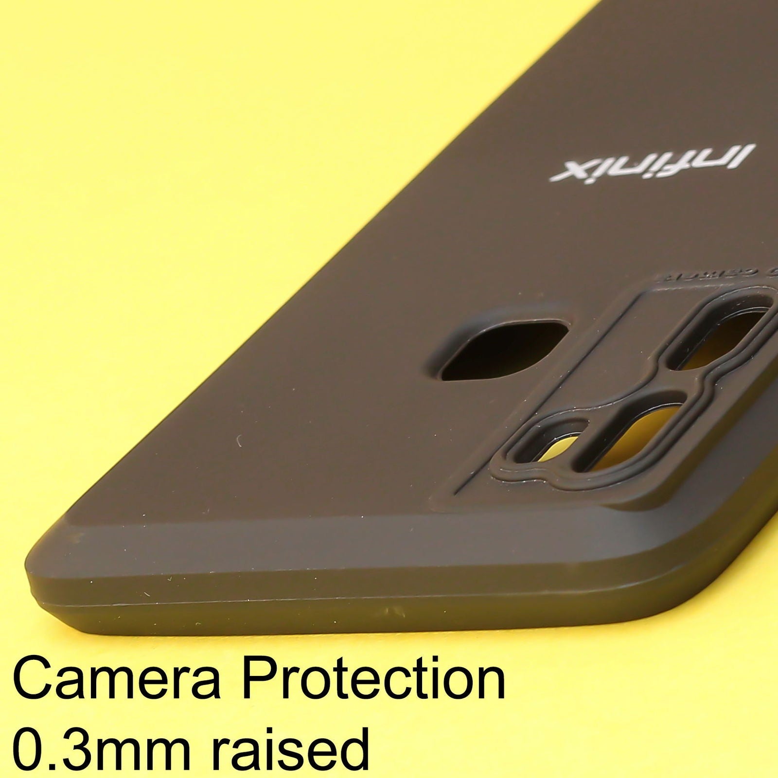 Black Spazy Silicone Case for Infinix Hot 9