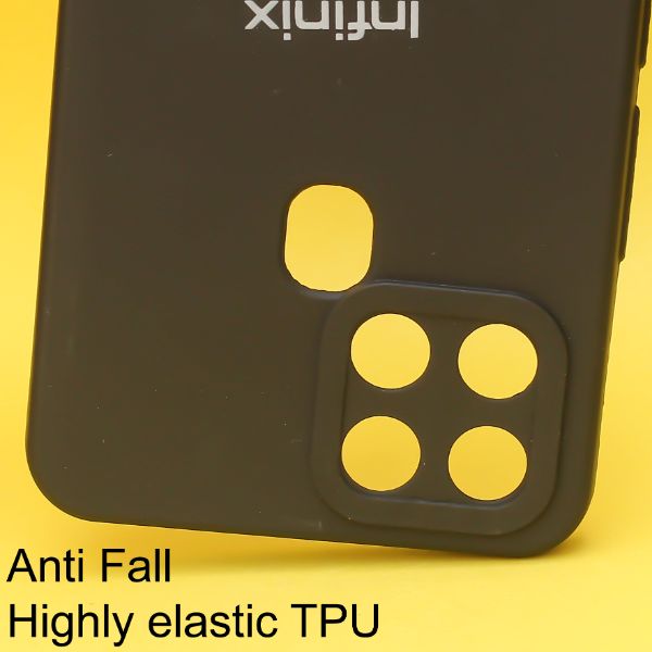 Black Spazy Silicone Case for Infinix Smart 6