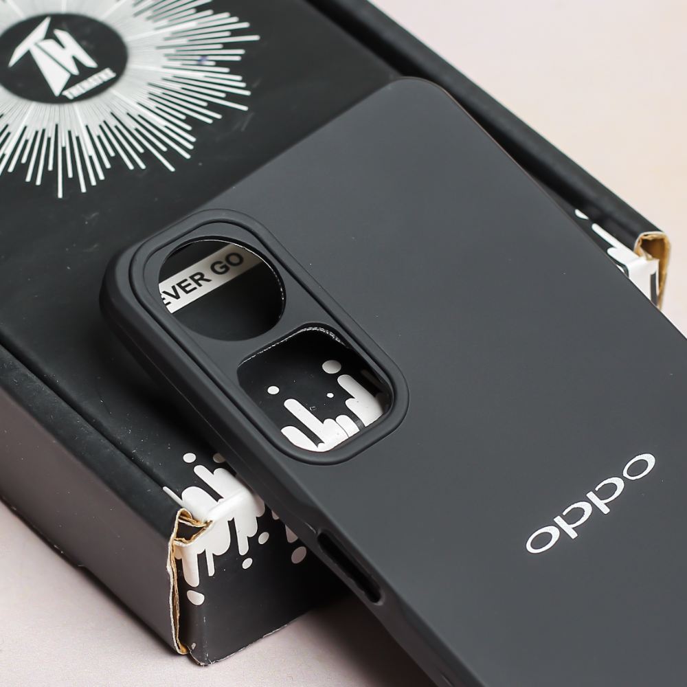 Black Spazy Silicone Case for Oppo A58